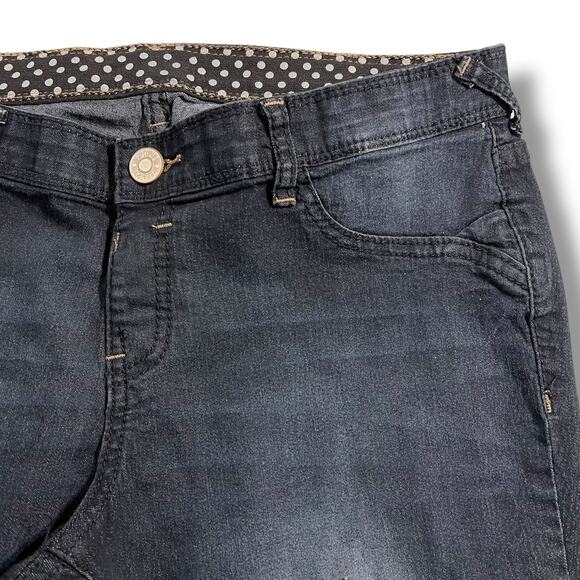 Rue21 Womens Jeggings Denim Blue Jeans Dark Wash Skinny Stretch 33 in Waist - Picture 4 of 8